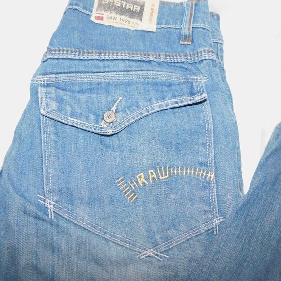 G Star Raw 96 UK  Mens 34 x 31 Elwood Denim Jeans *READ - Picture 4 of 16